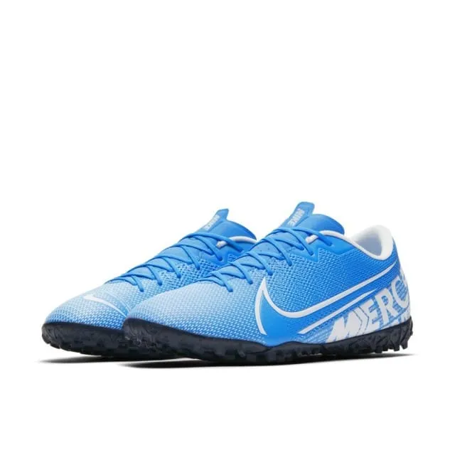 Nike MEN football At7996-414 Vapor 13 Academy Tf BLUE Shoes