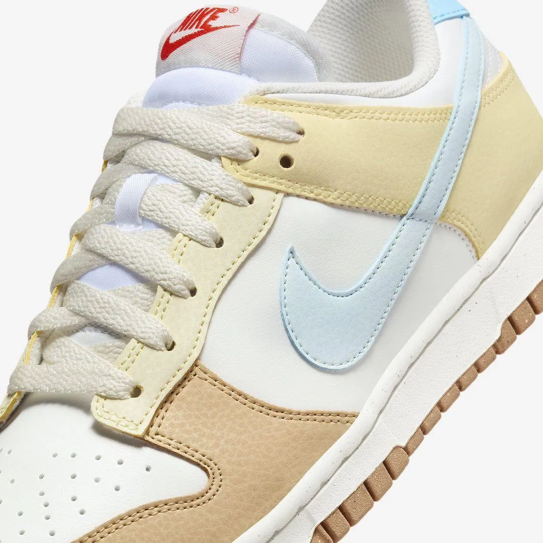 Nike Women's Dunk Low Shoes - Summit White / Aquarius Blue / Soft Yellow / Glacier Blue