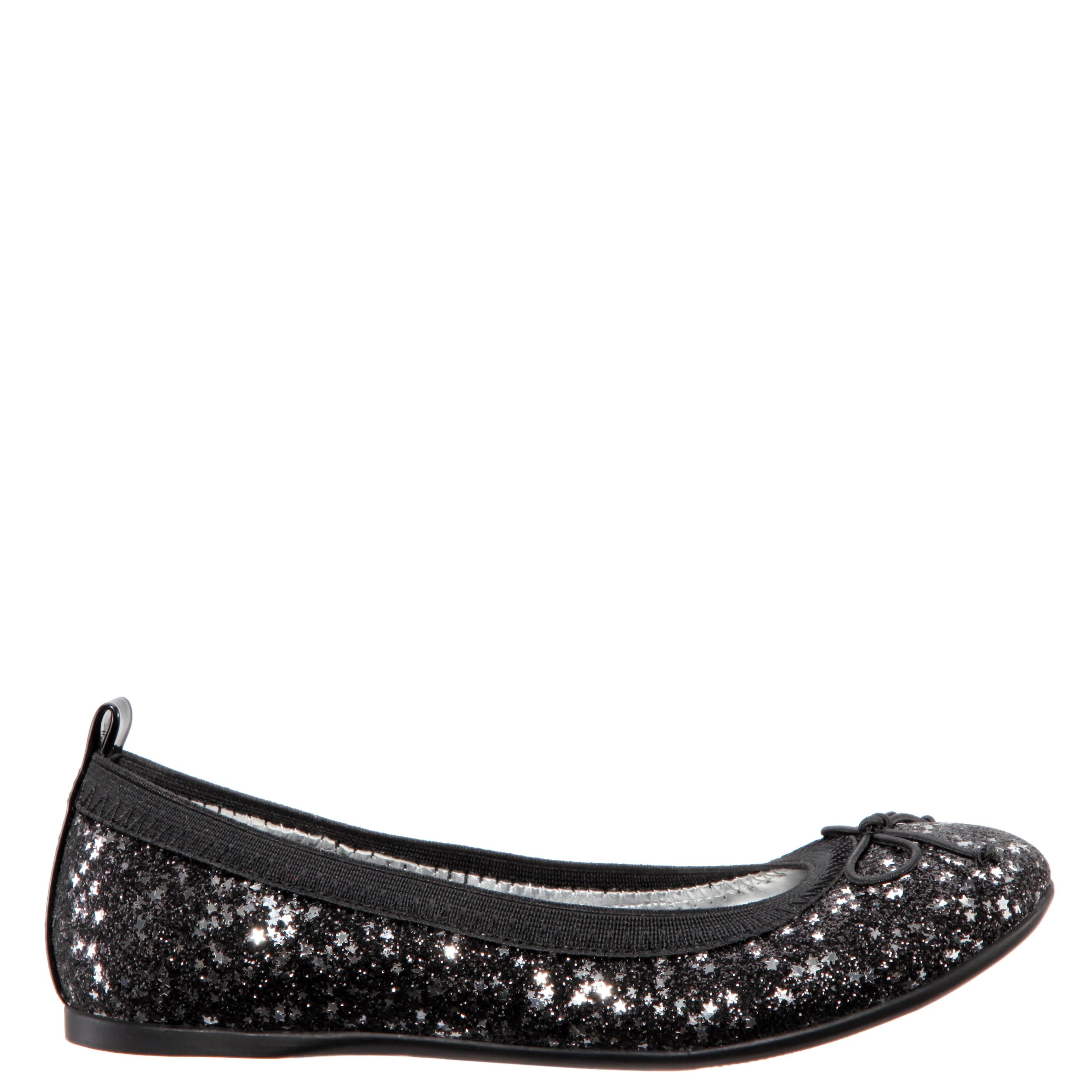 Nina Esther Ballet Flat Black Star (Little Kid / Big Kid)