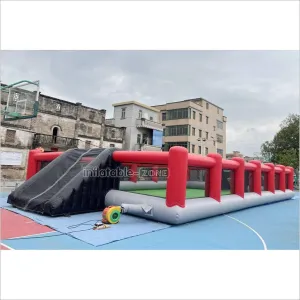 Outdoor Inflatable Football Pitch Playground Giant Inflatable Soccer Field For Inflatable Sports Game