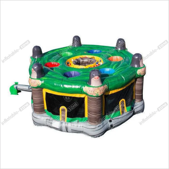 Outdoor Or Indoor Inflatable Sports Games / Whack A Mole Game For Toddlers