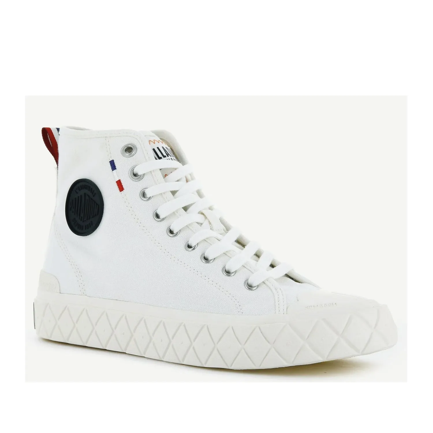 Palladium Unisex Palla Ace CVS Mid in Star White