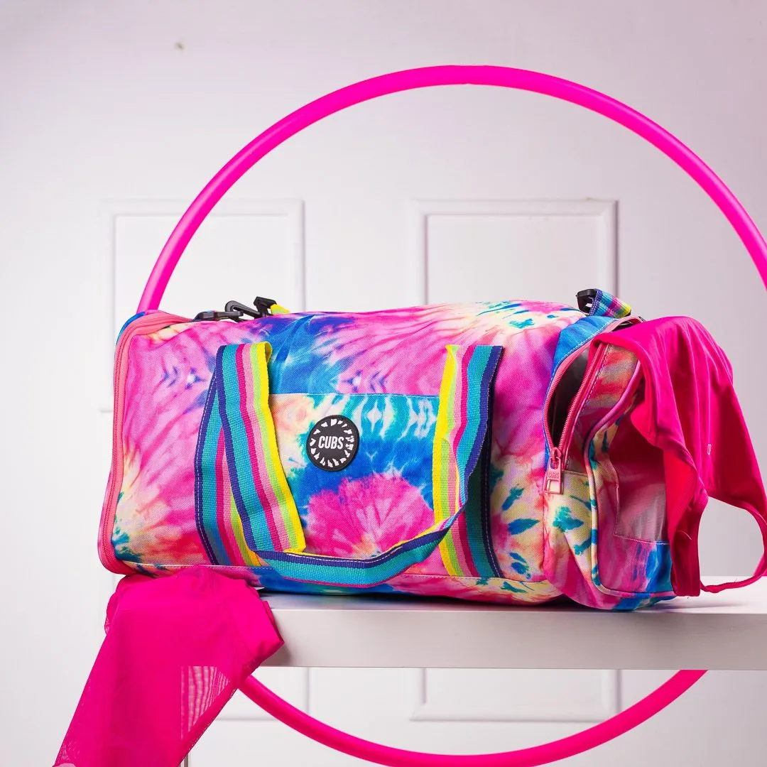 Pinkish Tie Dye Duffle Bag