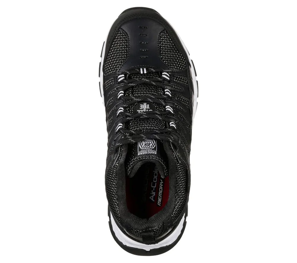 Queznell in Black/White by Skechers