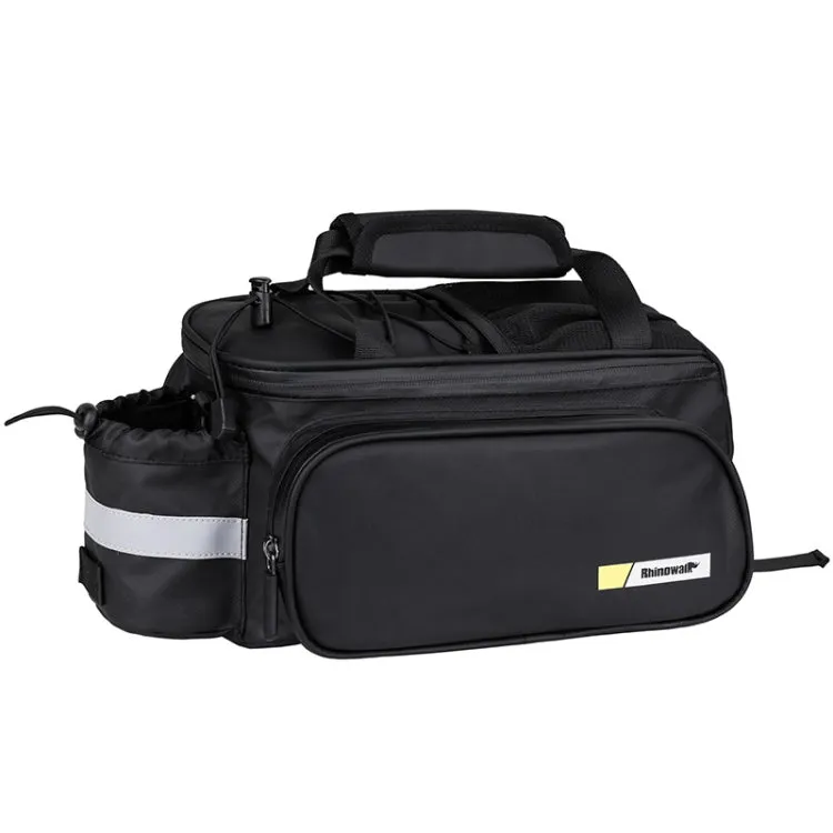 Rhinowalk Riding Equipment Bicycle Rear Bag, Colour: RK6200B Matt Black