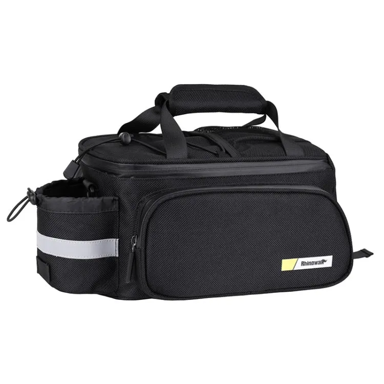 Rhinowalk Riding Equipment Bicycle Rear Bag, Colour: RK6201B Full black