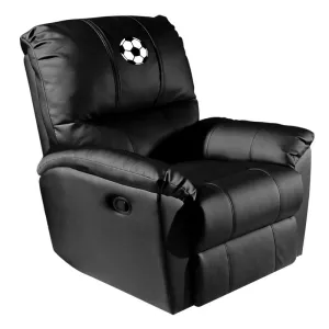 Rocker Recliner with Soccer Ball Logo Panel