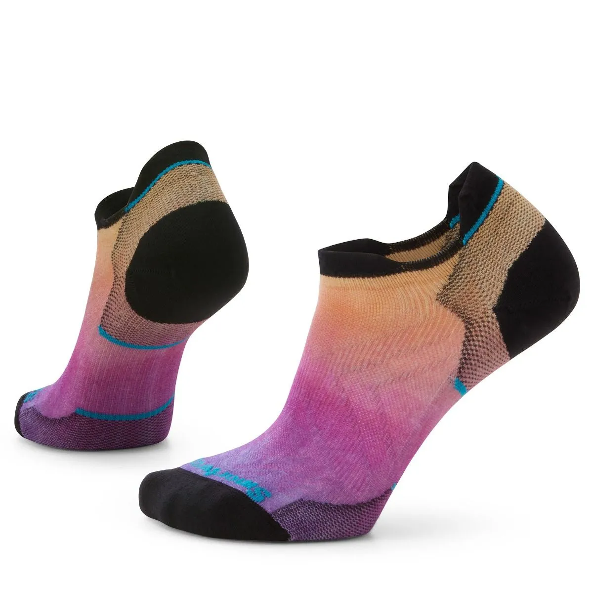 Run Zero Cushion Ombre Print Low Ankle Socks (Women's) - SW001670