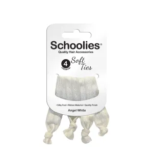 Schoolies Soft Ties 4pc - Angel White