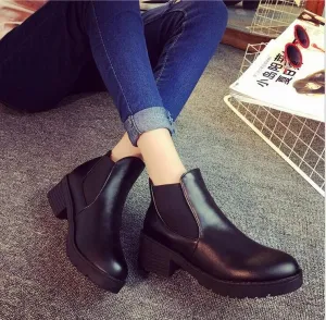 SH306 - Thick heel casual women's boots