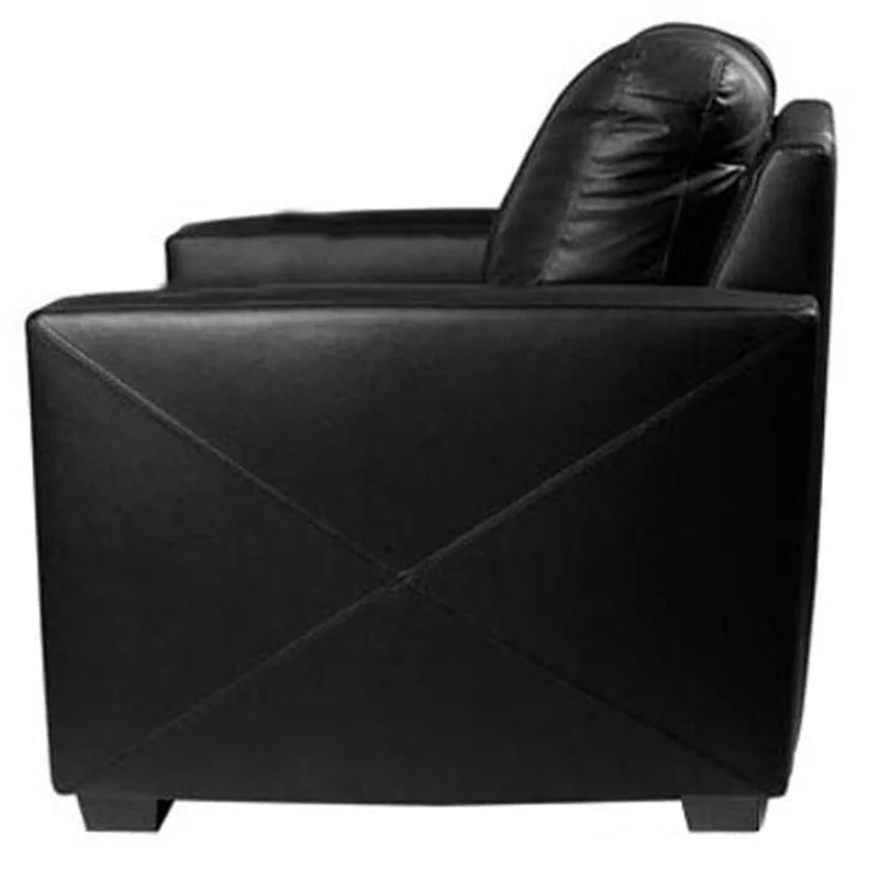 Silver Loveseat with Soccer Forward Logo Panel