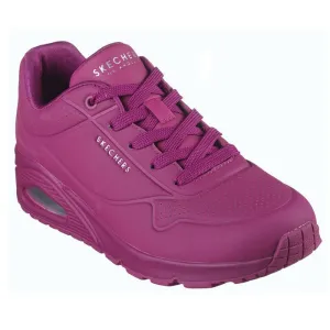 Skechers Uno Stand On Air Womens Trainer Magenta