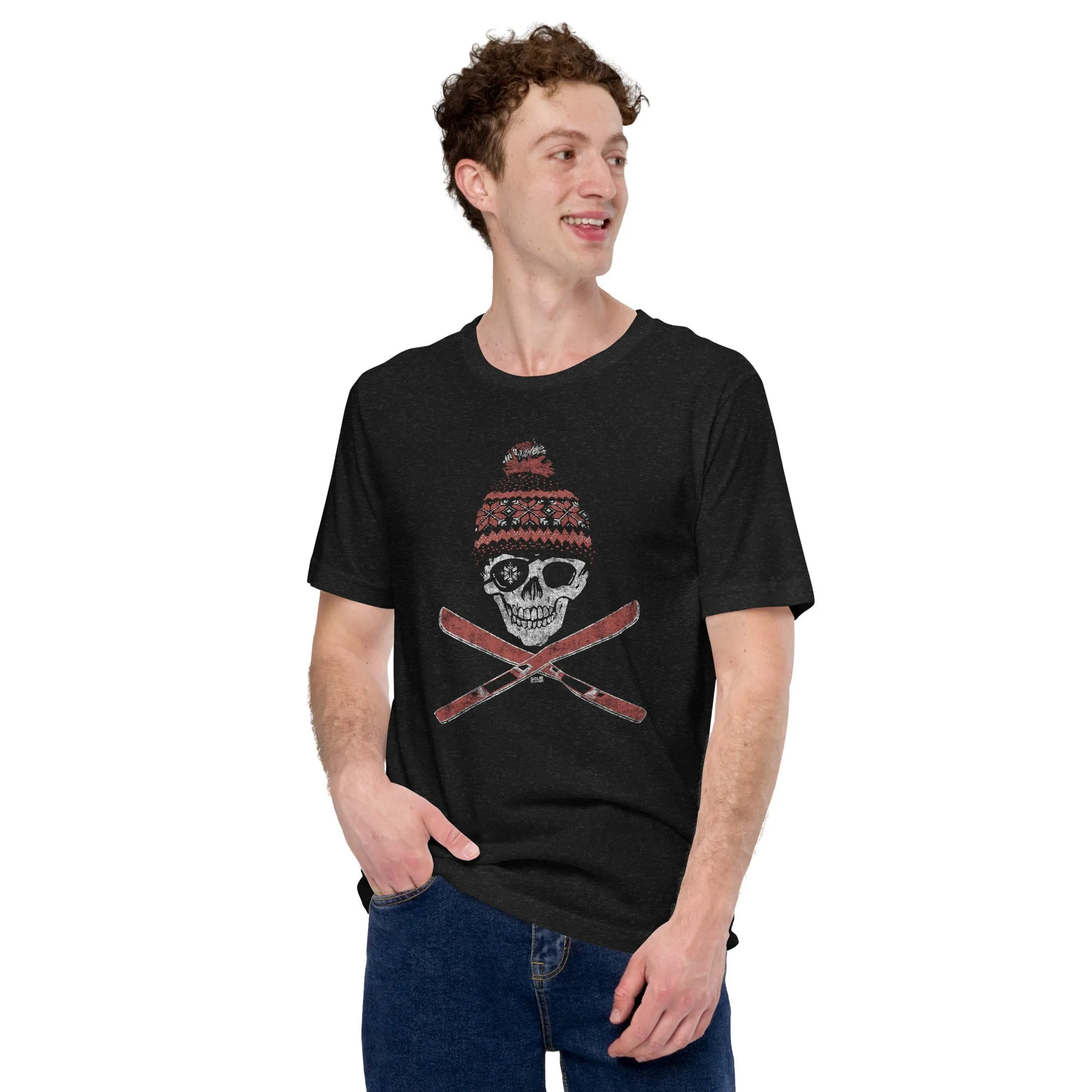 Ski Skull Soft Style T-Shirt