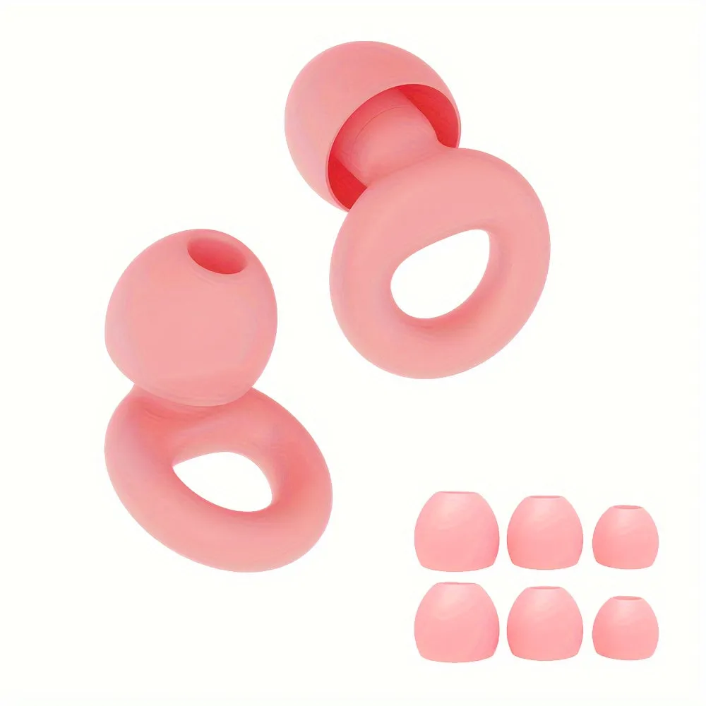 Soft NoiseReducing Ear Plugs for Sleep with 4 Sizes