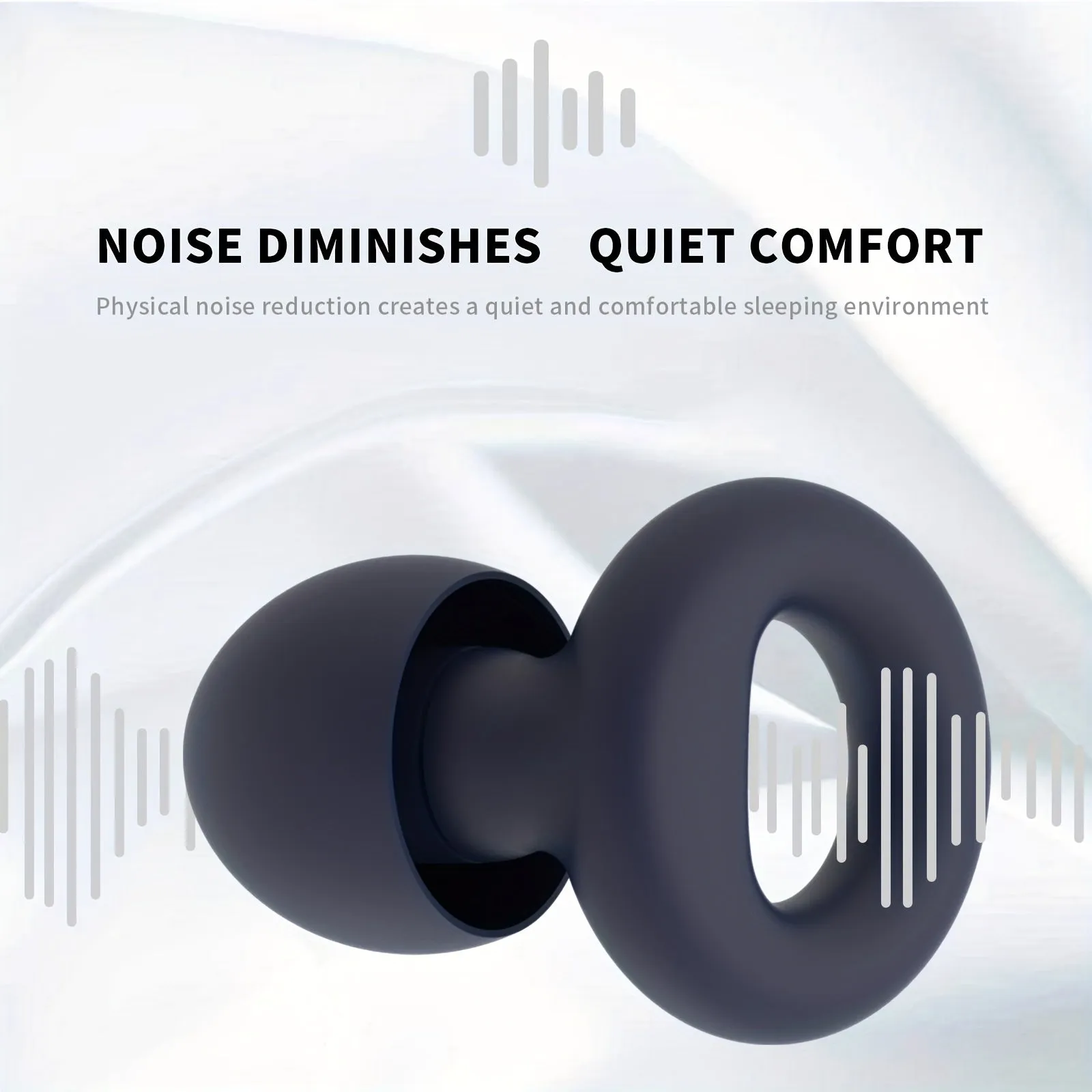 Soft NoiseReducing Ear Plugs for Sleep with 4 Sizes