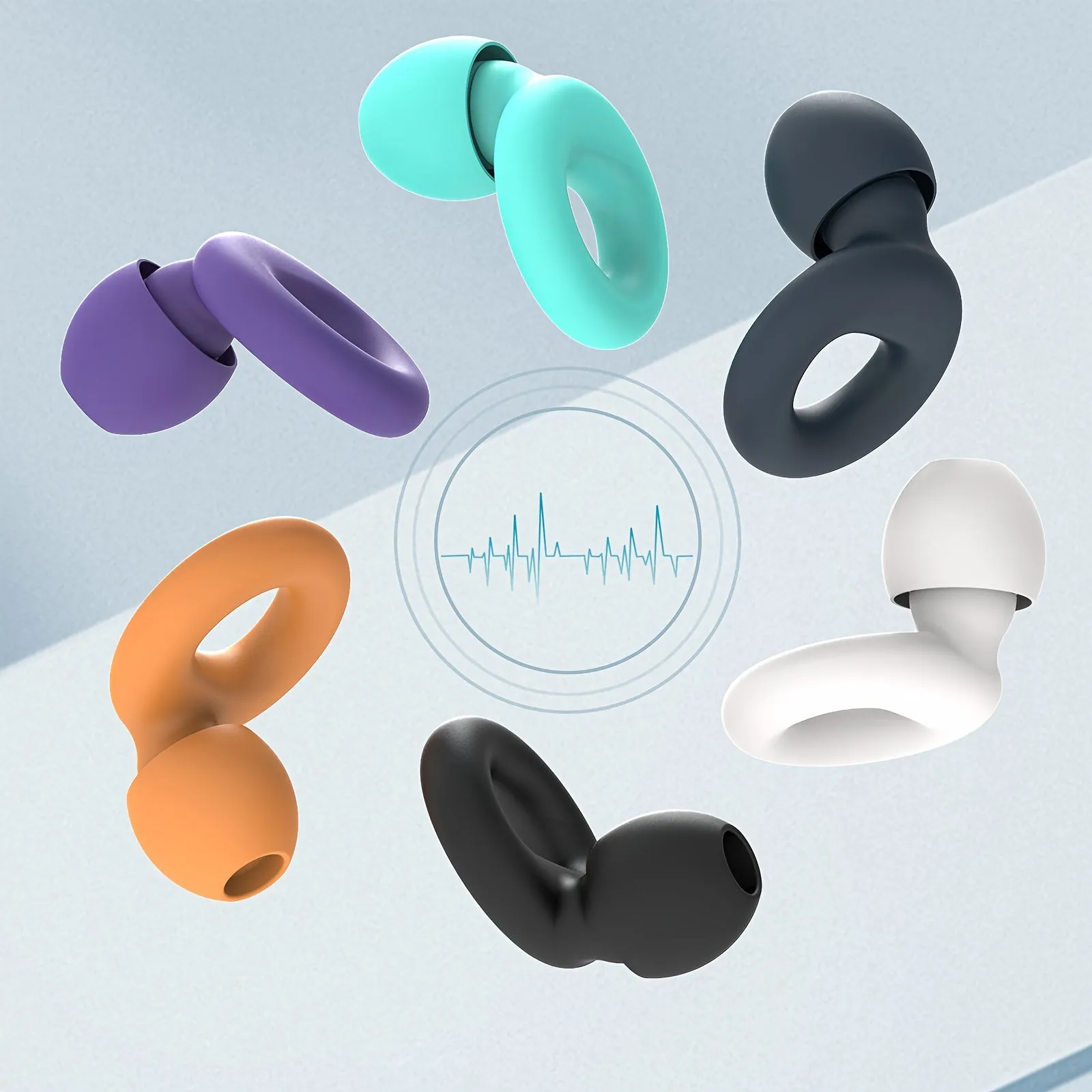 Soft NoiseReducing Ear Plugs for Sleep with 4 Sizes