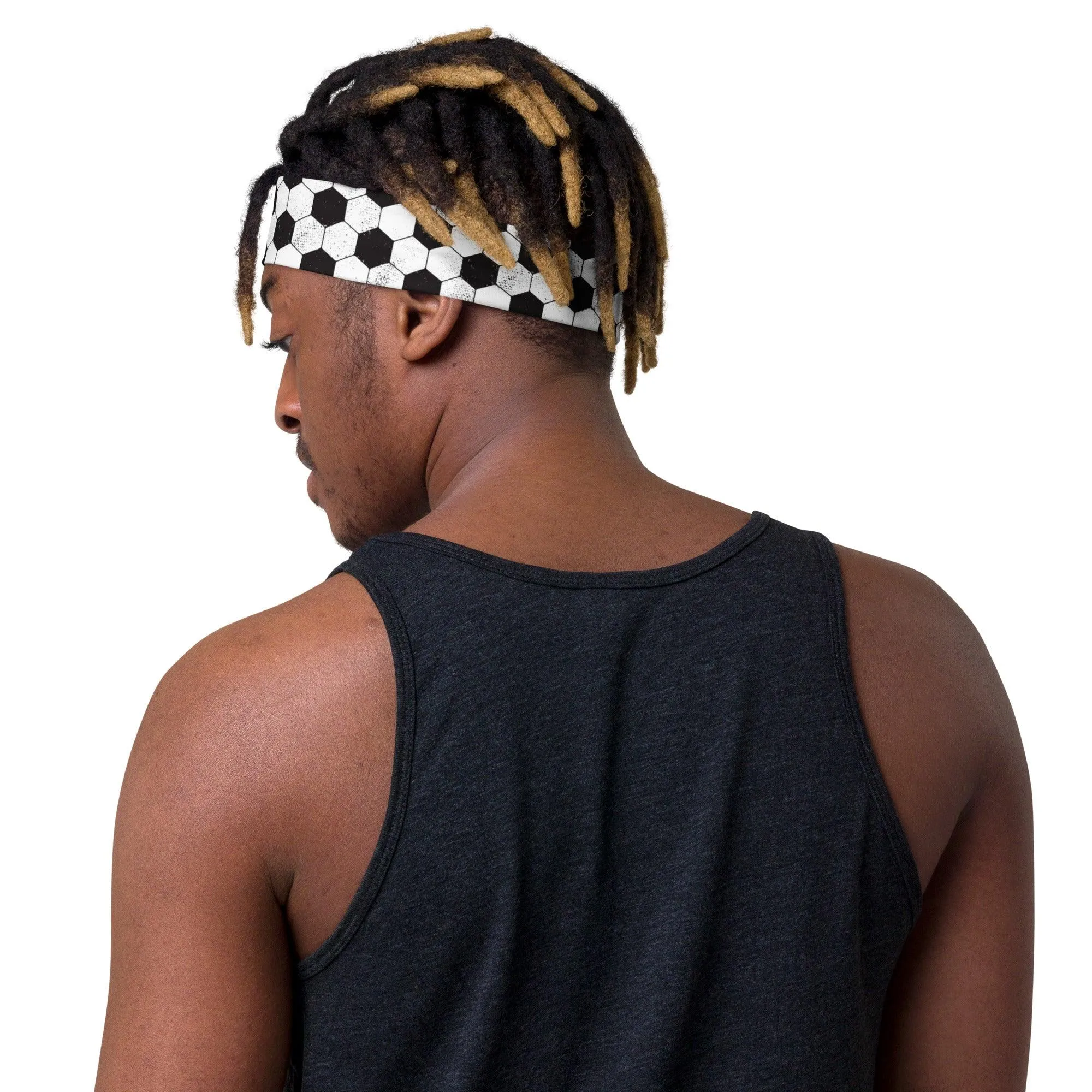 Sports Headband Soccer Ball Skin Patter Quick Dry Headband