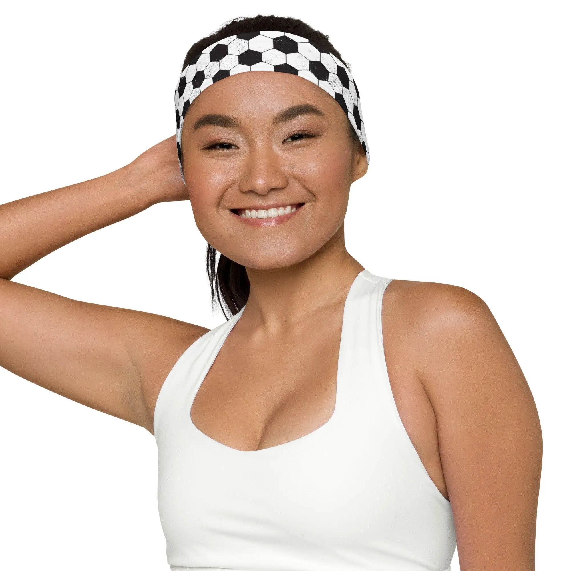 Sports Headband Soccer Ball Skin Patter Quick Dry Headband