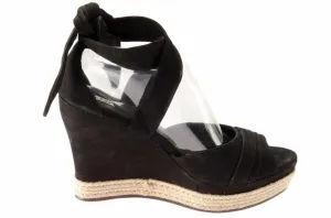 UGG LUCY BLACK WEDGES