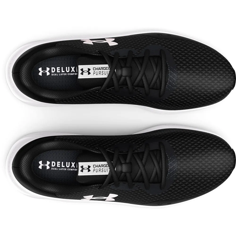 'Under Armour' Men's Charged Pursuit 3 - Black / White