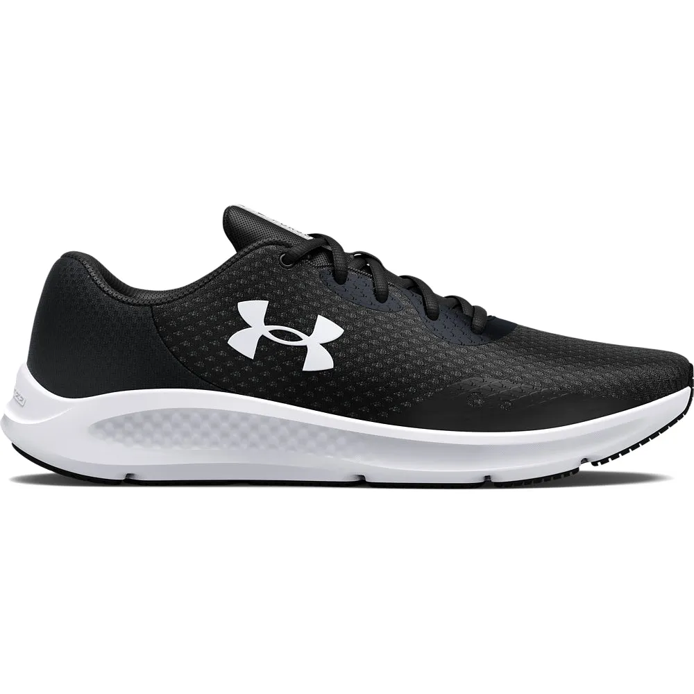 'Under Armour' Men's Charged Pursuit 3 - Black / White