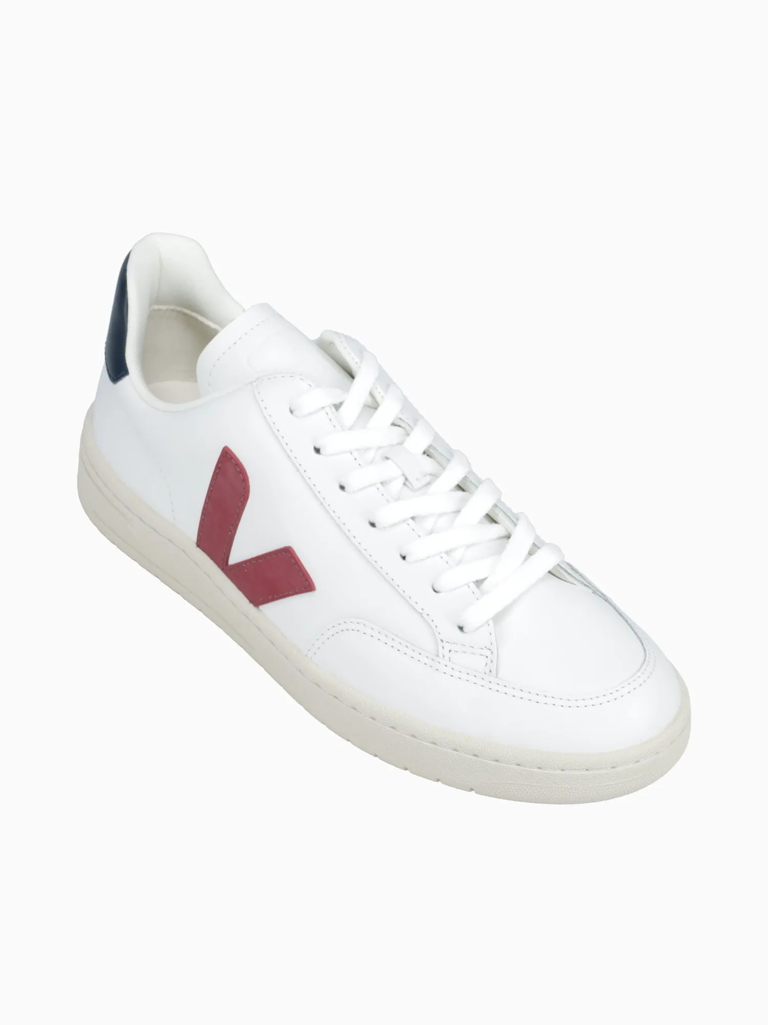 V12 Extra White Marsala Nautico Leather