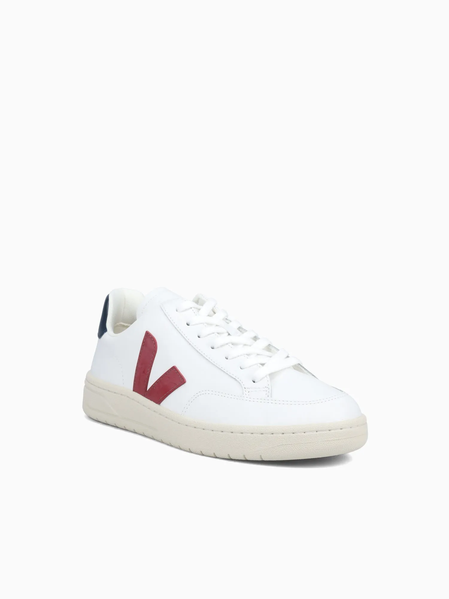 V12 Extra White Marsala Nautico Leather