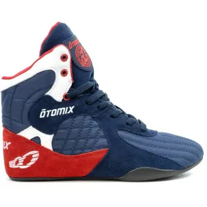 Weightlifting Gym Shoe Red White Blue Stingray