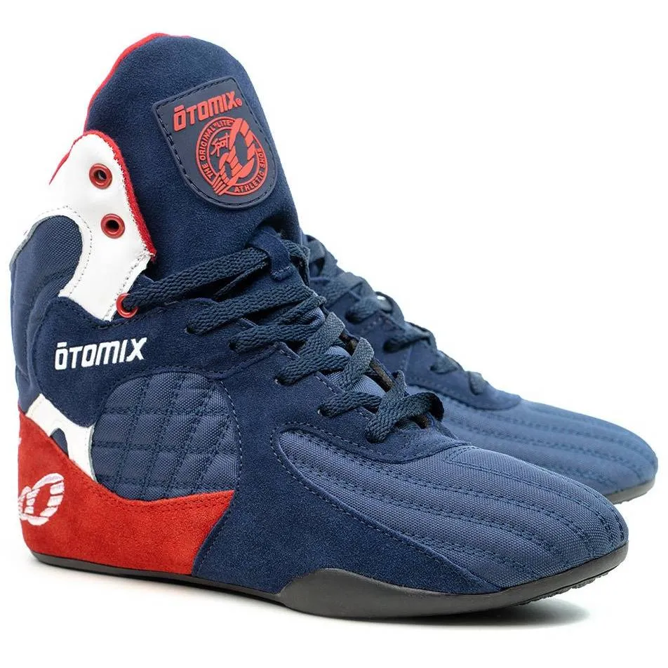 Weightlifting Gym Shoe Red White Blue Stingray