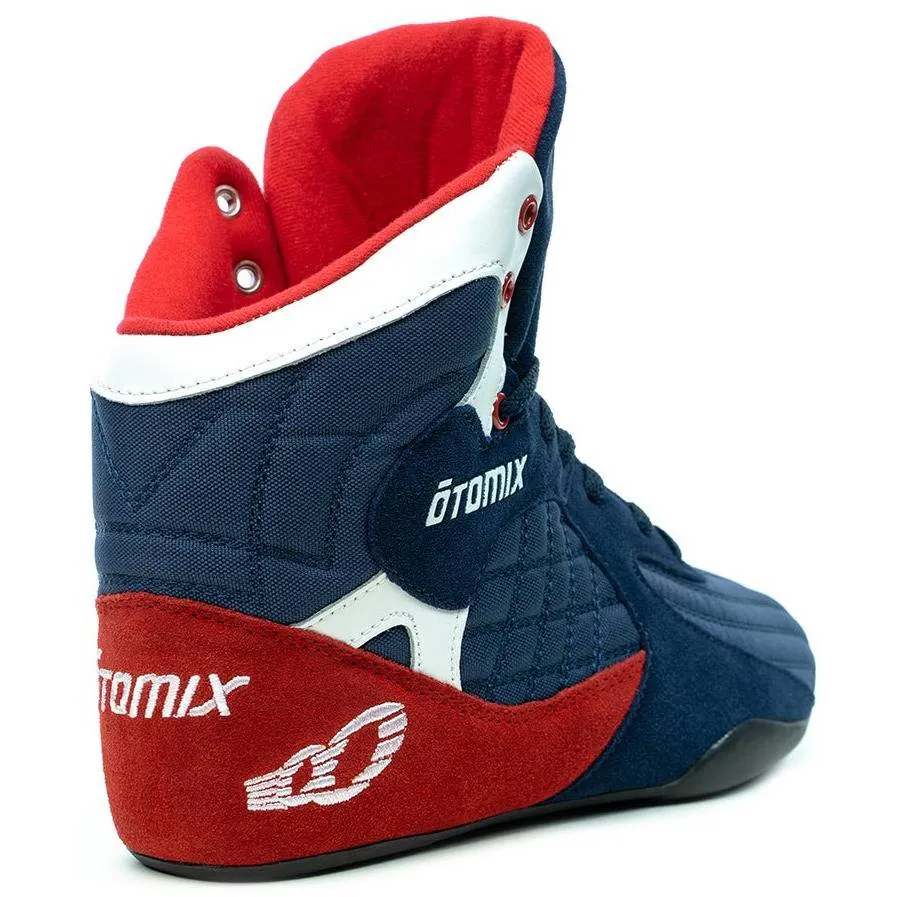 Weightlifting Gym Shoe Red White Blue Stingray