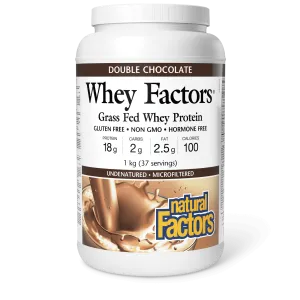 Whey Factors Grass Fed Whey Protein Double Chocolate