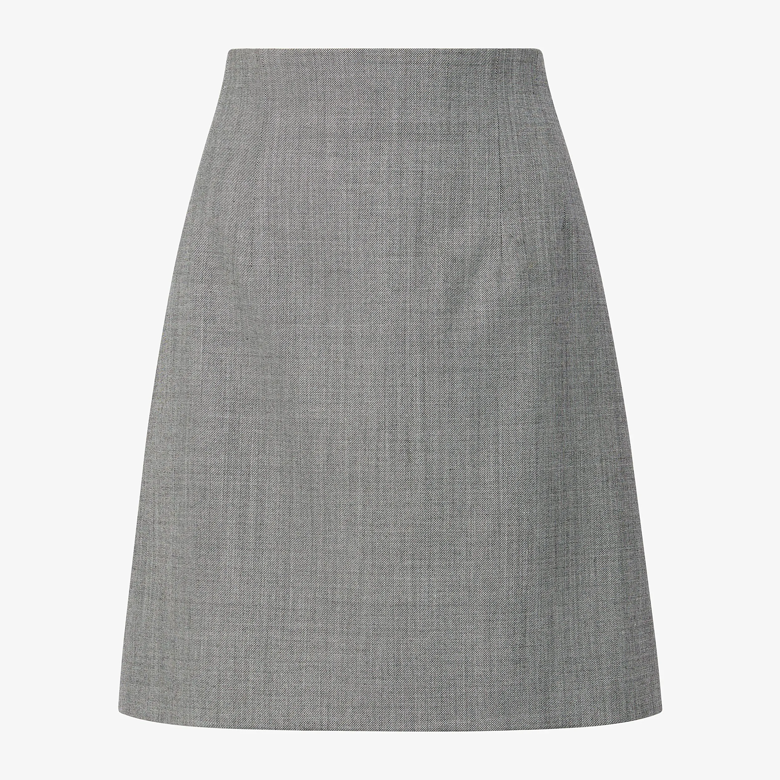 Whitney Skirt - Sharkskin :: Black / White