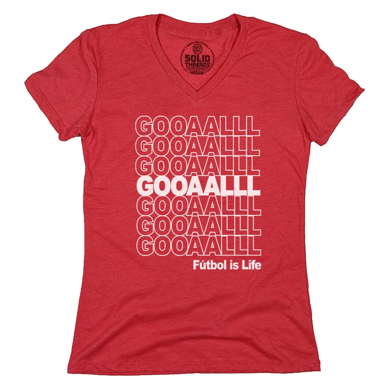 Women's Gooaalll V-Neck Tee