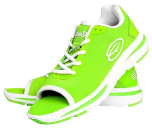 Women's Open Toe Sneaker Lime Green