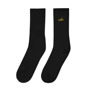 XXIV Embroidered Socks